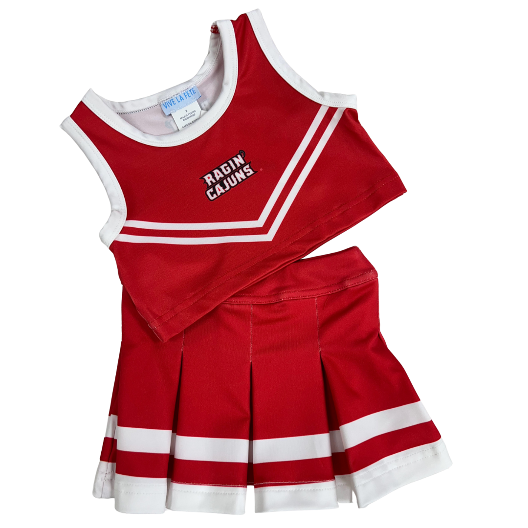 Little Girls Louisville Cardinals Cheerleading Outfit New 3T Game