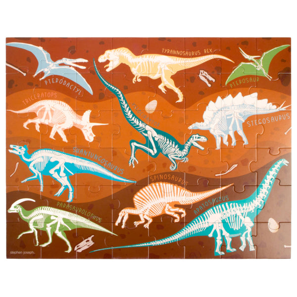 Educational Puzzle: Dinosaur Fossils