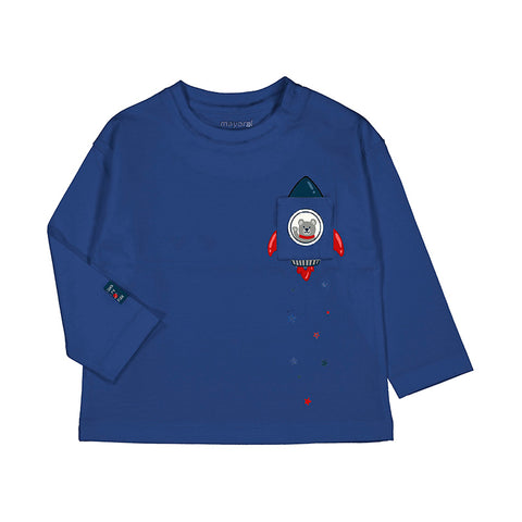 To The Moon Royal Blue Tee