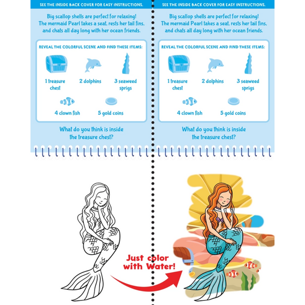 Color with Water Board Books