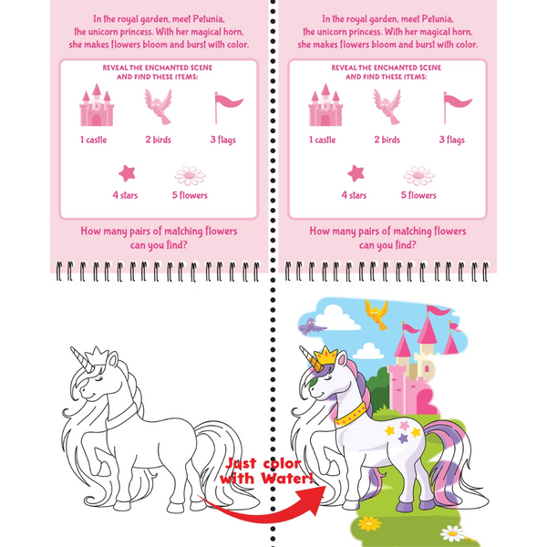 Color with Water Board Books