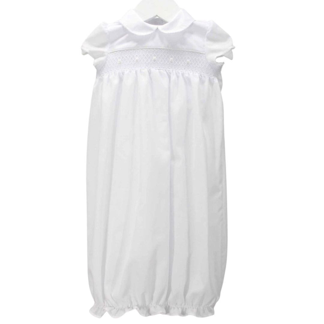 White Smocked Sara Daygown