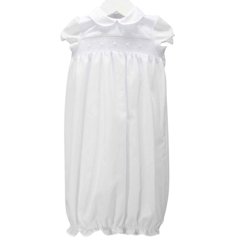 White Smocked Sara Daygown