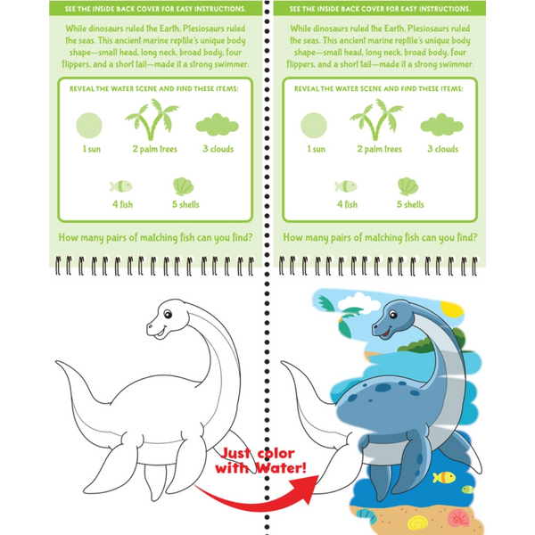 Color with Water Board Books