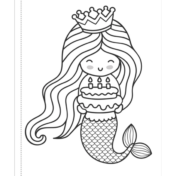 Mermaids Coloring Book