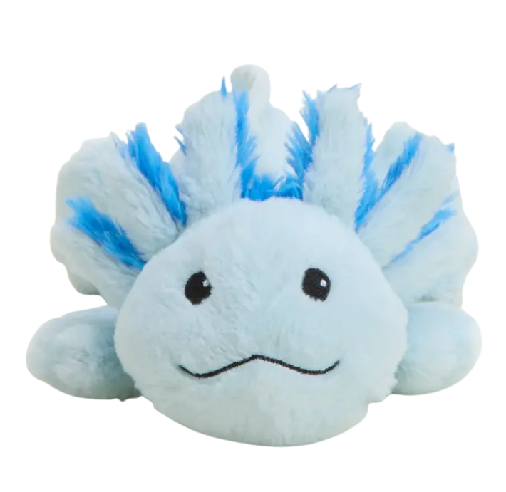 Blue Axolotl Warmies Junior