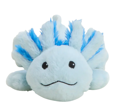 Blue Axolotl Warmies Junior