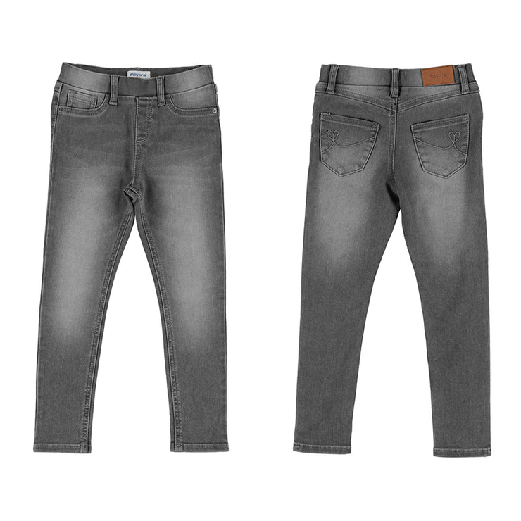 Pull On Gray Straight Leg Jean (Sale)