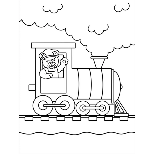 My First Coloring Book! Things That Go!