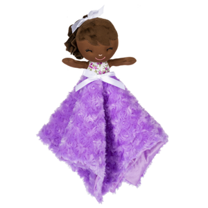 Baby Doll 14" w/Mini Blanket (Pink or Purple)