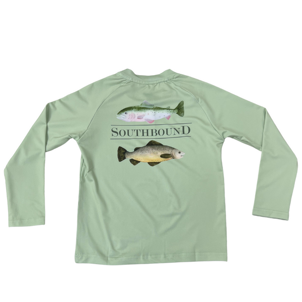Trout Fish Performance Long Sleeve Tee