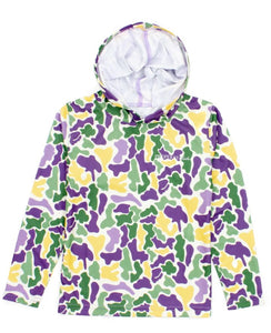 Mardi Gras Camo Hoodie