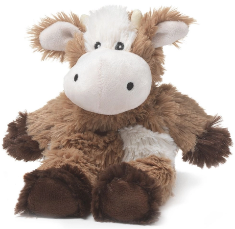 Plush cow warmie  on a white background