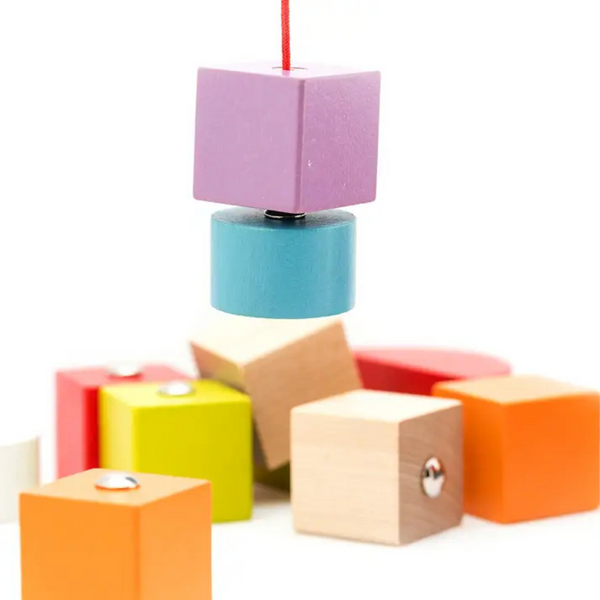 Cubika Wooden Toy Crane Truck