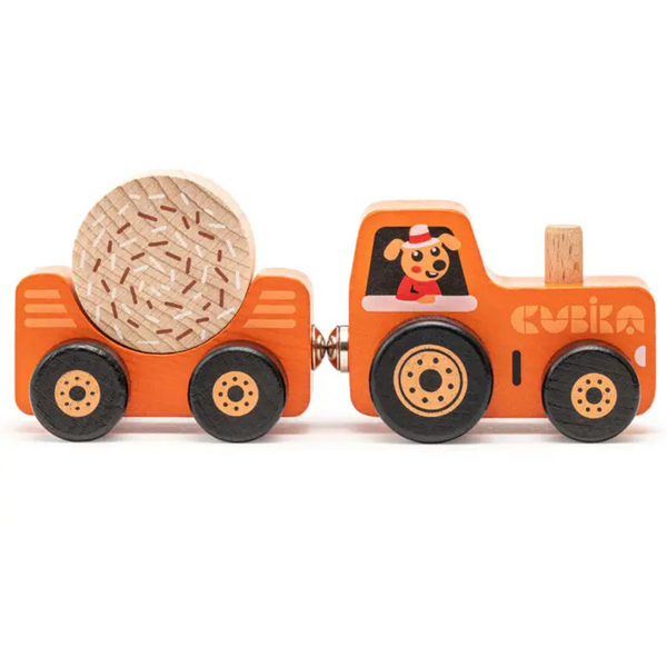 Cubika Wooden Toy Tractor