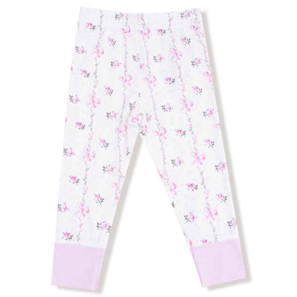Dainty Buds and Bows Stripe - Loungewear Set