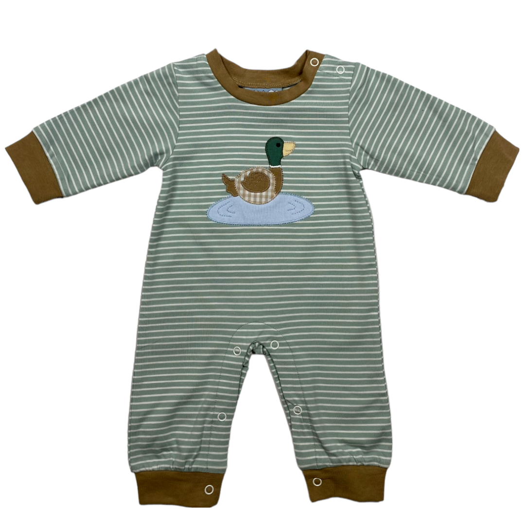 Duck Applique Boys Romper