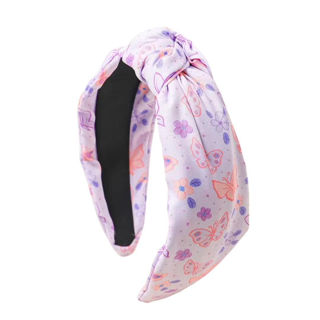 Elegant Butterfly Fabric Headband