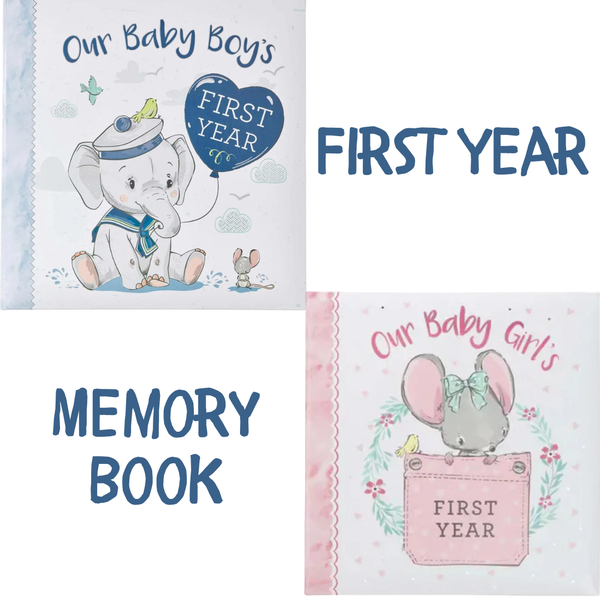 First Year Padded Hardcover Memory Book-2 Styles