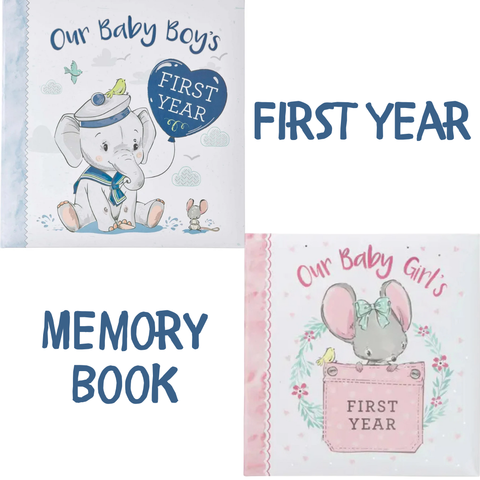 First Year Padded Hardcover Memory Book-2 Styles