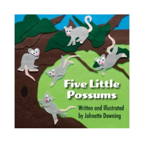 Five Little Possums Board Book