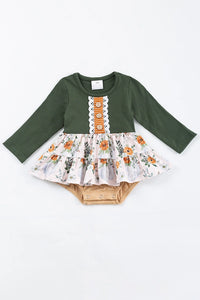 Forest Floral Ruffle Bubble