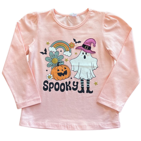 Pink Spooky Halloween Shirt