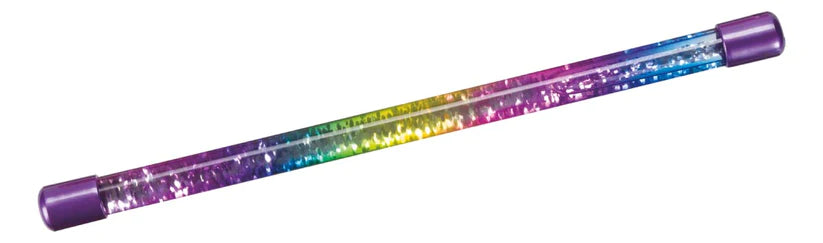 multi colored glitter water baton