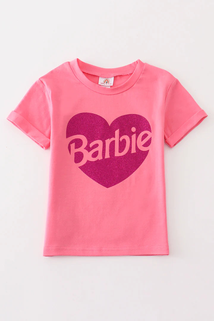 Glitter "I Heart Barbie" Tee