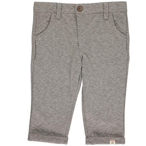 Grey cotton dress pant