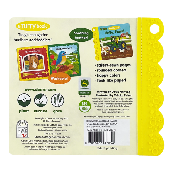 John Deere Kids Hello, Farm! Teether Book