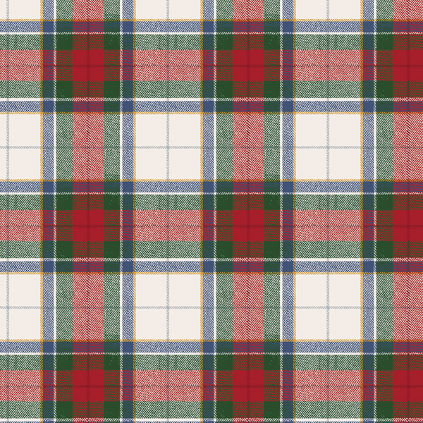 Holiday Plaid - Footie