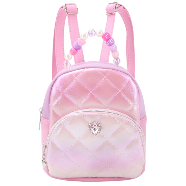 iridescent pink mini backpack Chanel Small Gabrielle Aged Calfskin Coco Approved Studio have right Iridescent Light Pink Mini Backpack