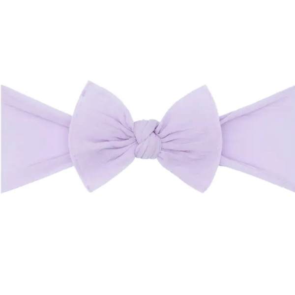 Baby Bling Itty Bitty Knot - Nylon Bow Headband