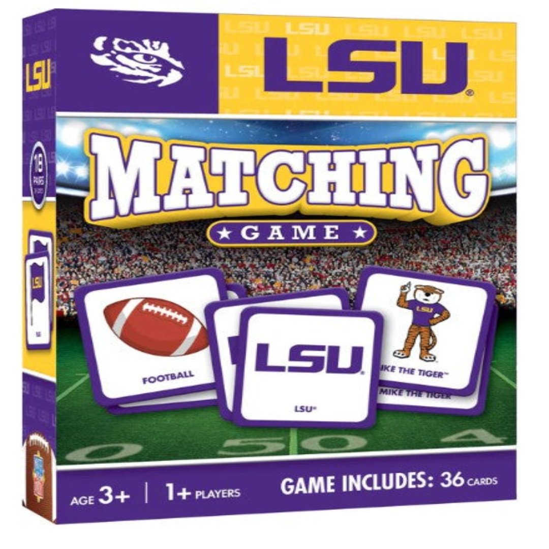 LSU card matching game