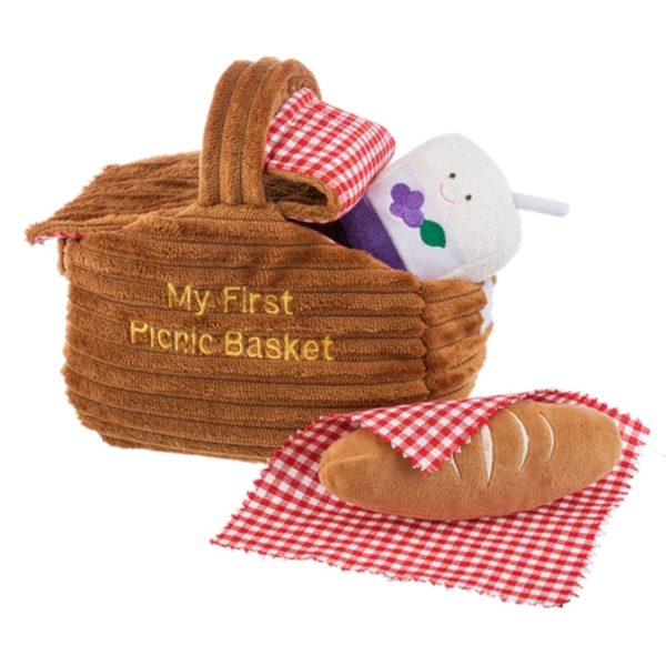 Learn & Grow Plush Picnic Basket 7"