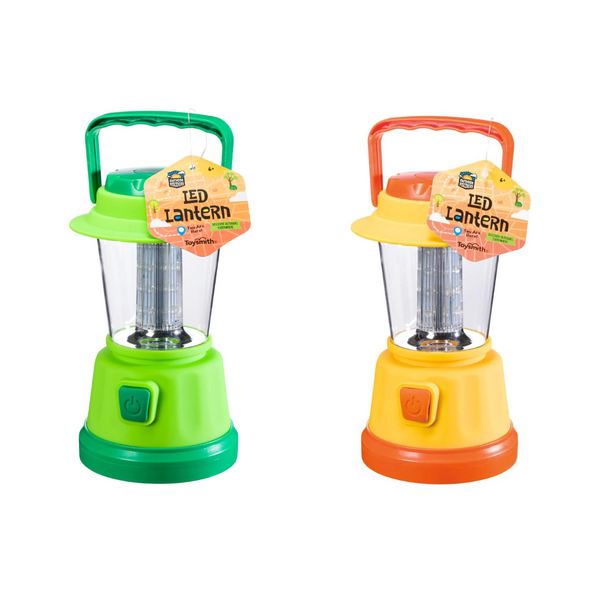 green and orange led lantern