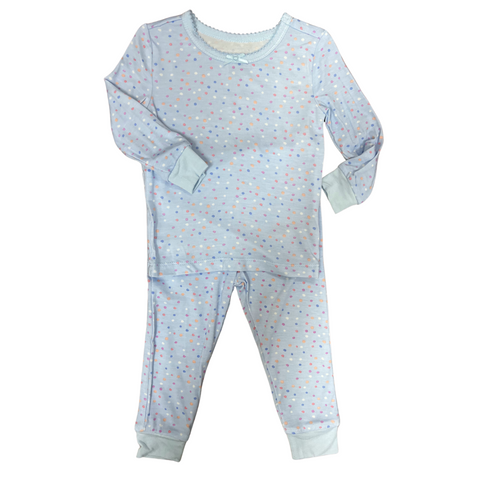 Blue Dot Bamboo PJ Set