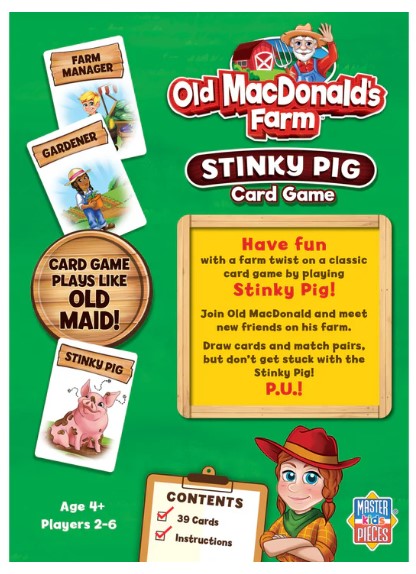 Old MacDonald's Farm - Stinky Pig Card Game