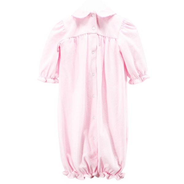 Pink & White Geometric Claire Gown