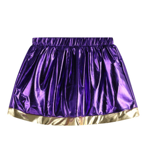 Purple and Gold Mardi Gras Skort