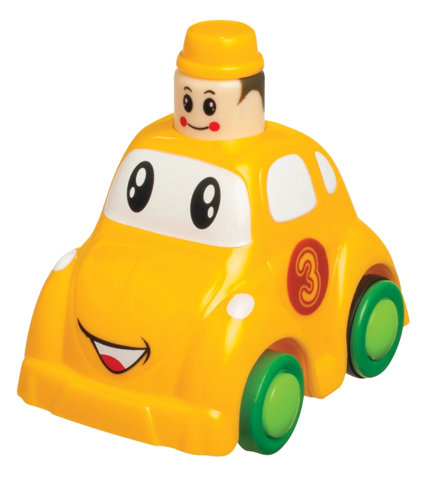 yellow push and go car