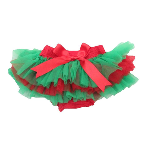 Red and Green Christmas Tutu Bloomer