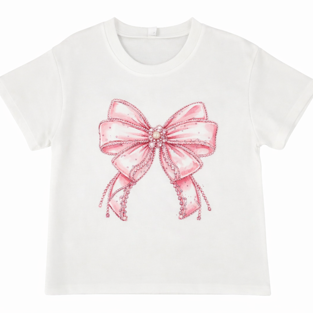 Rhinestone Bow Shirt – Melodi's Baby · Kid · Tween