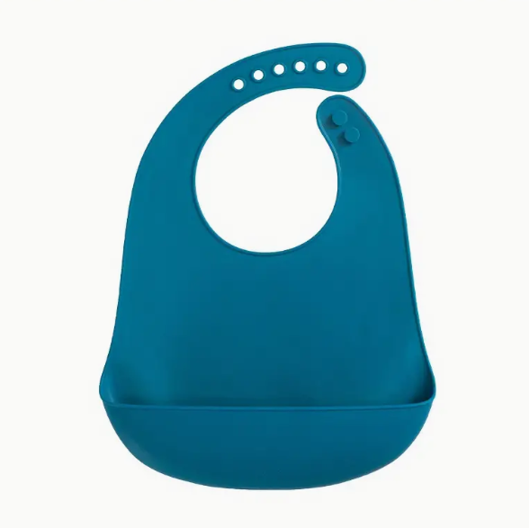 Silicone Bucket Bib (Multiple Colors)