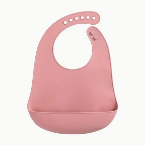 Silicone Bucket Bib (Multiple Colors)