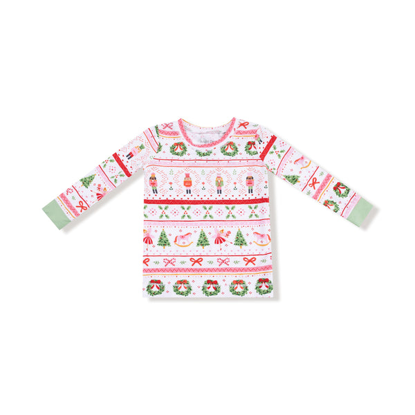 Sugar Plum Fairy - Nutcracker Fair Isle - Pink - Loungewear Set
