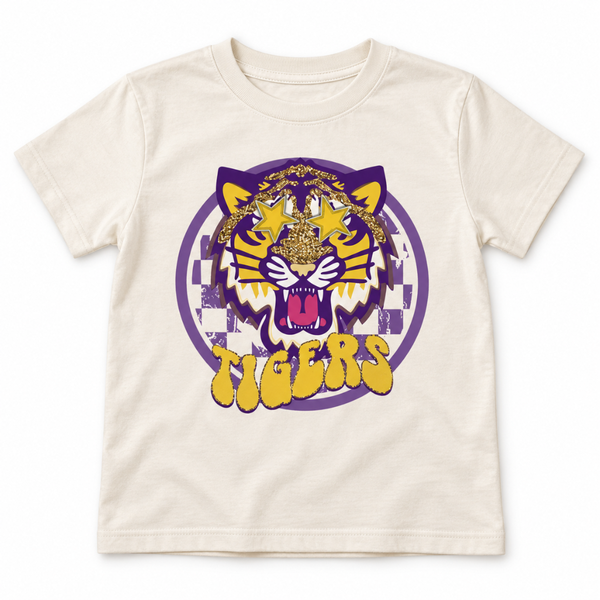 Short Sleeve Girl's Tiger Tee