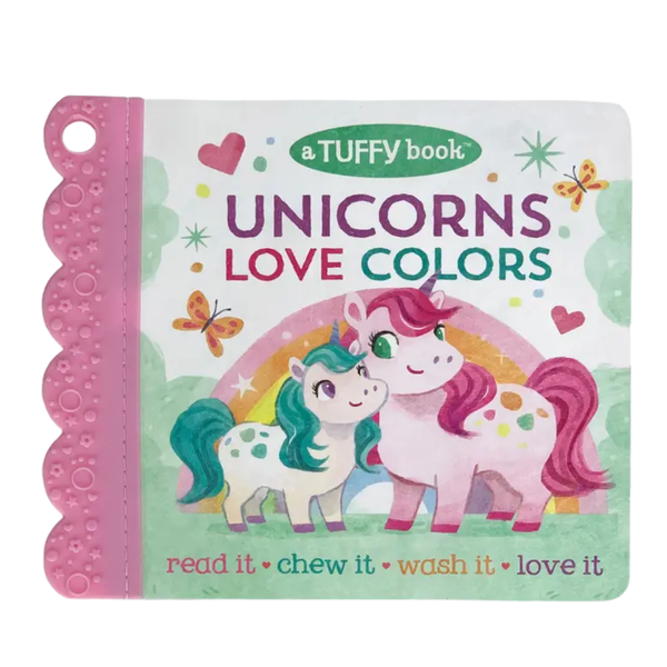 Unicorns Love Colors Teether Book