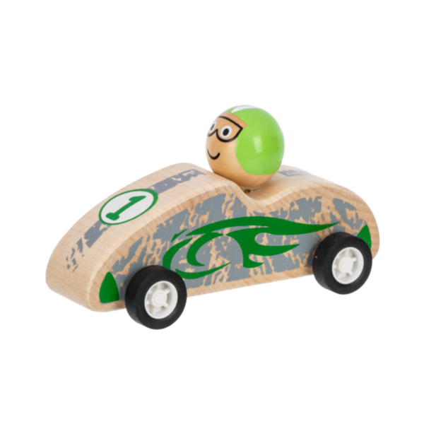 Wooden Pullback Car Racers